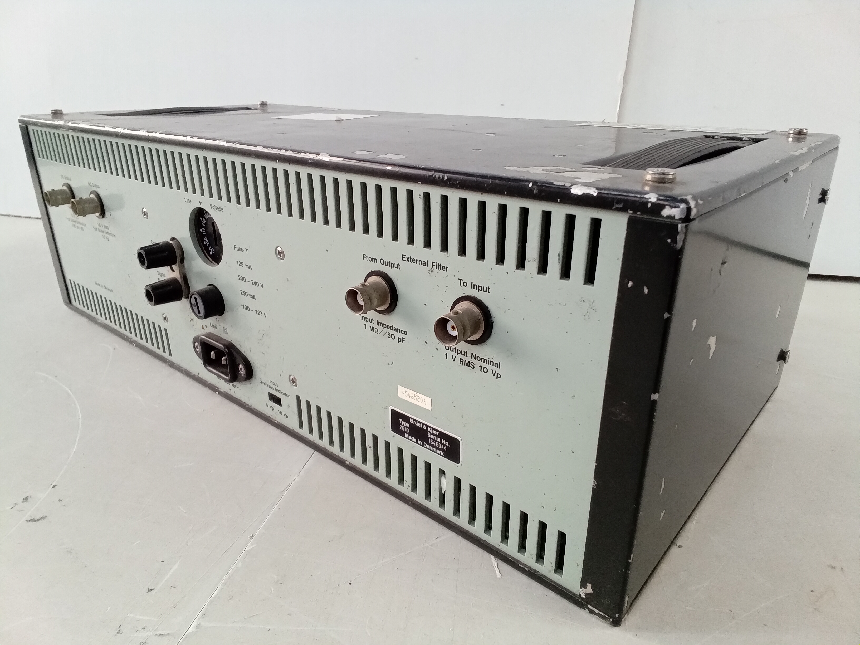 amplificador medicion bruel_kjaer 2610 ga 233 d 48 ceteb-l 43x13x20 1u